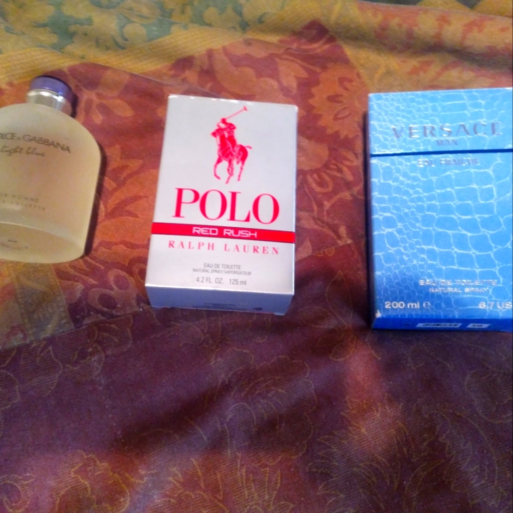 3 Large Colognes for $80. Authentic with Serial number.